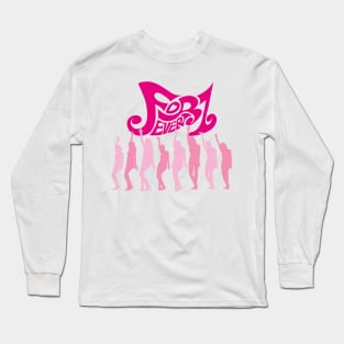 Silhouette style design of girls generation in the forever one era Long Sleeve T-Shirt